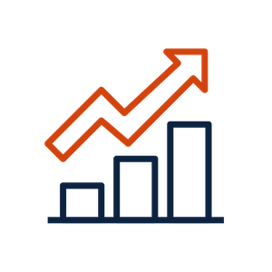 growth bar chart icon