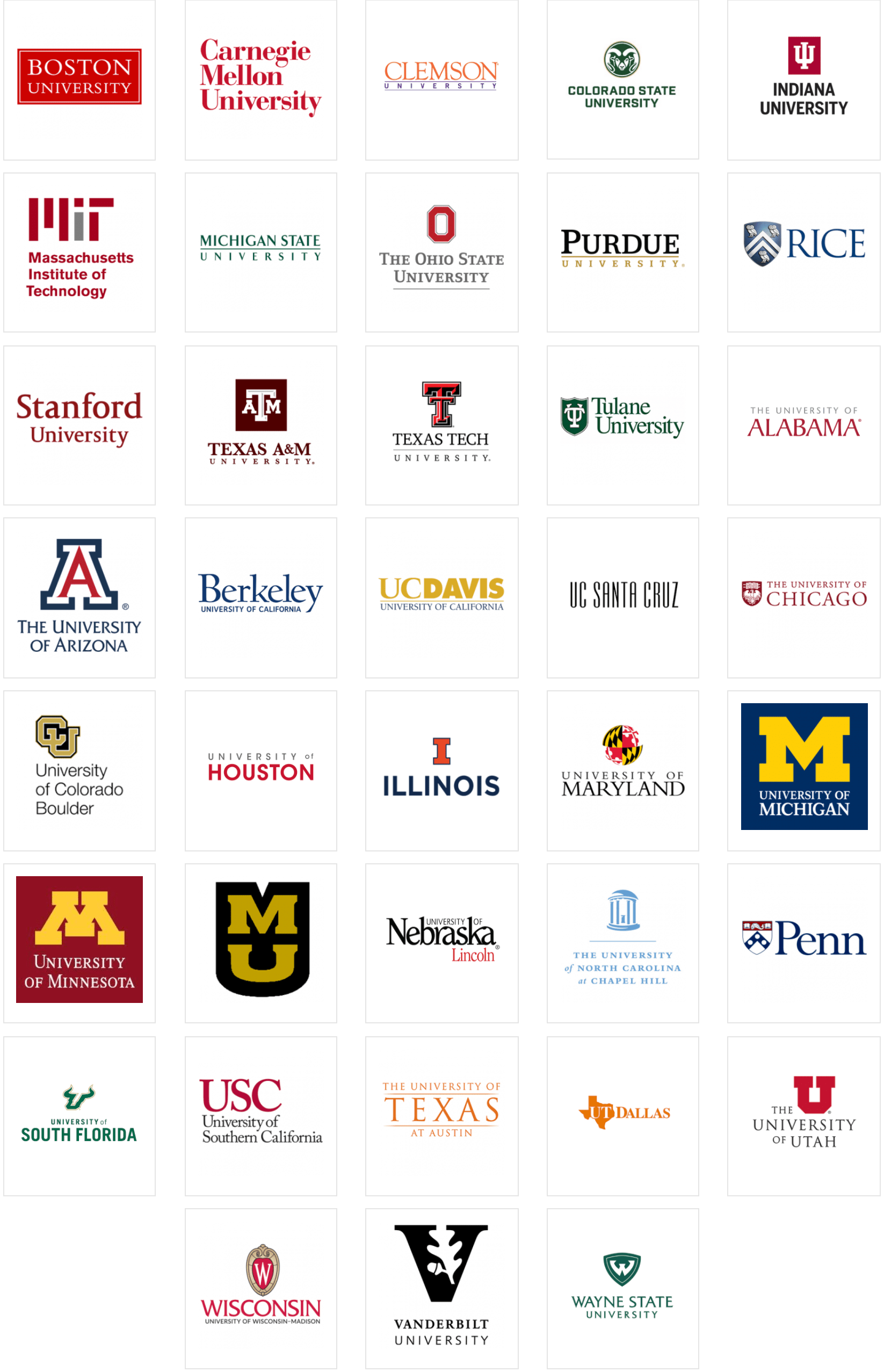 university logos