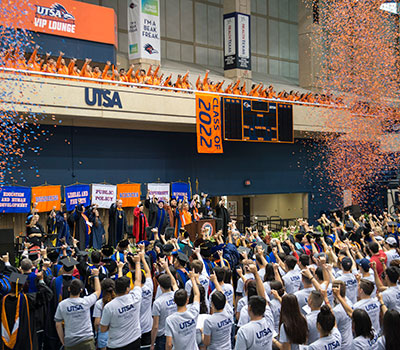 Class of 2022 celebration in the convocation center