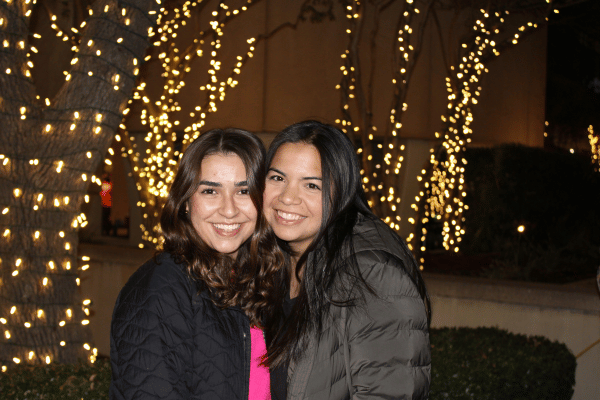 Two students at Light the Paseo