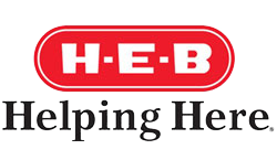 HEB Helping Here logo