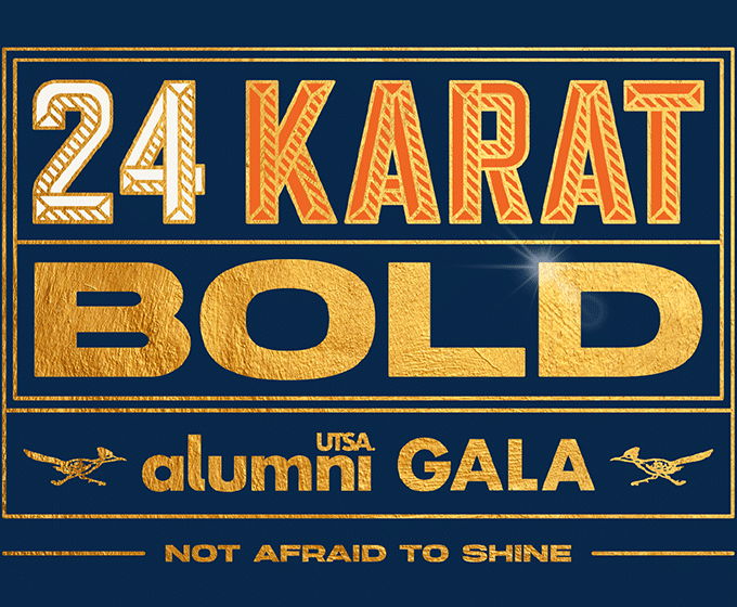 24 karat gold UTSA alumni gala