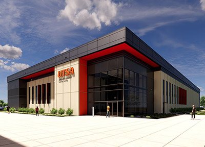 Rendering of Basketball/Volleyball Facility