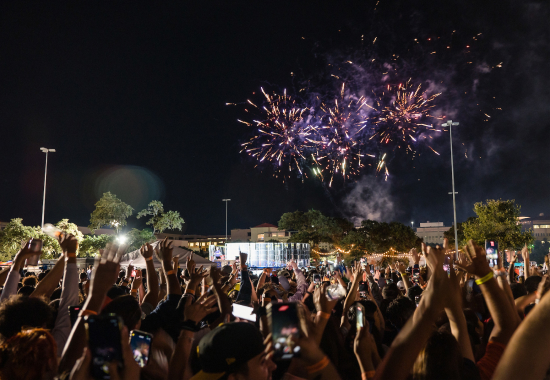 Fireworks at UTSA best fest