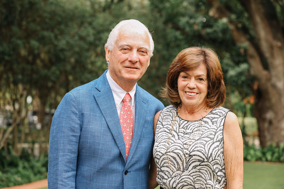 Bill Klesse and his wife, Margie, smiling