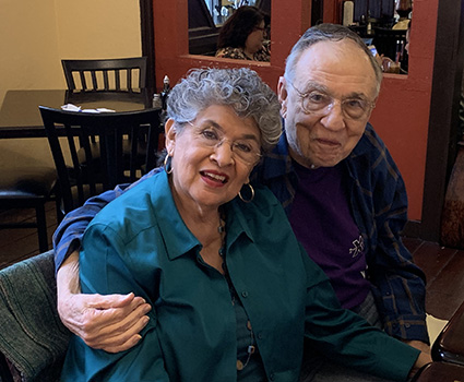 Manuel P. Berriozábal, Ph.D. and María Antonietta Berriozábal smilng