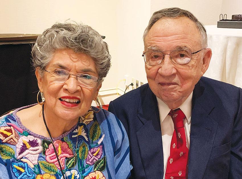 Manuel P. Berriozábal, Ph.D. and María Antonietta Berriozábal smiling
