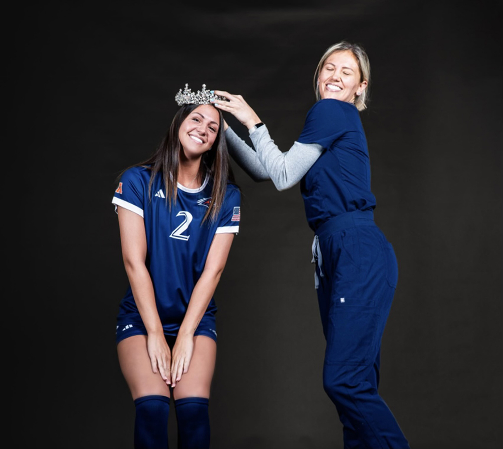 Kendall Kloza with her sister