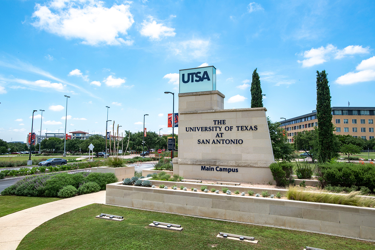 UTSA sign