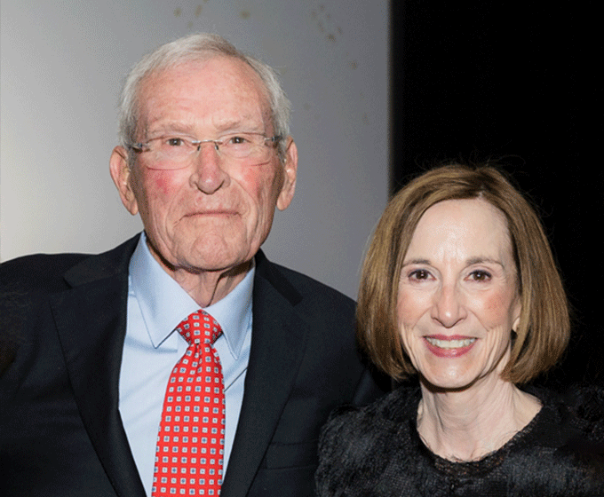 Former AT&T CEO Ed Whitacre and his wife Linda Whitacre.