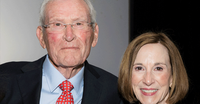 Former AT&T CEO Ed Whitacre and his wife Linda Whitacre.