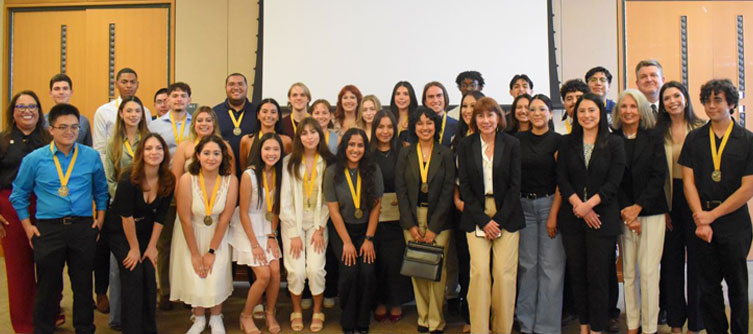 2026 - Group photo with sign of Law School Bound