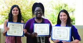 Biomedical undergrads score three first places in College of Science competition