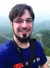 McFadden at Great Wall of China