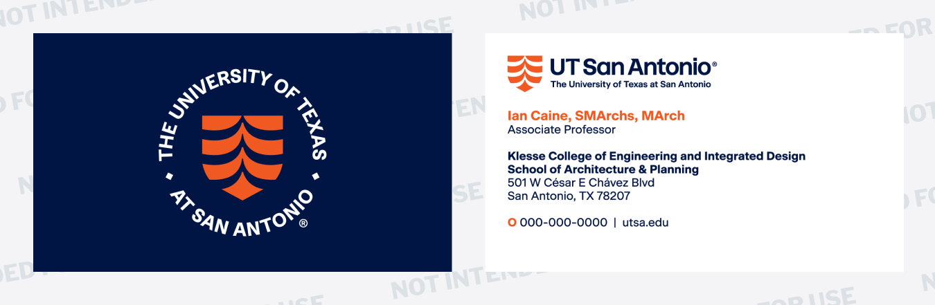 Business card examples