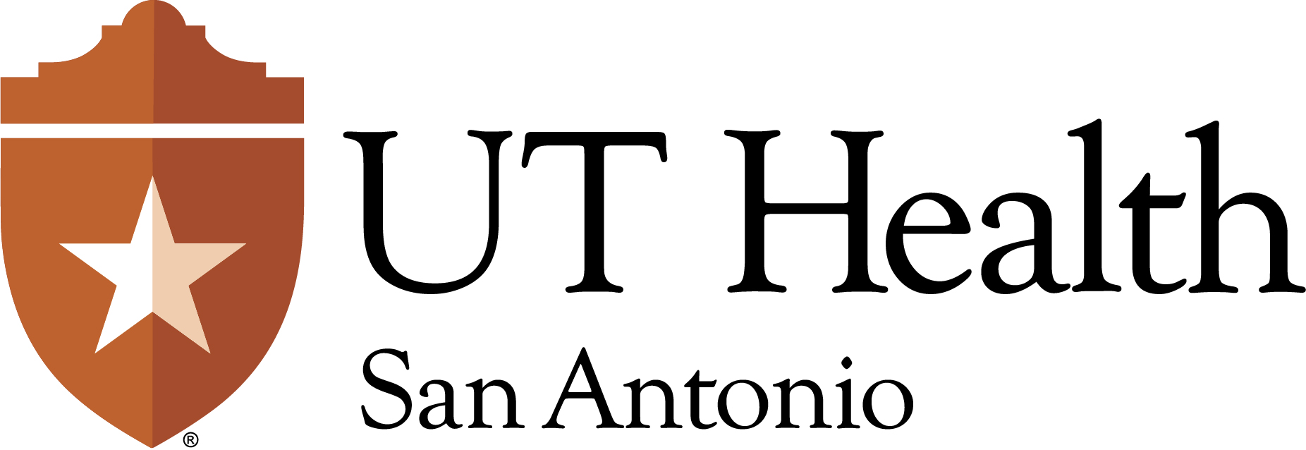 UT Health San Antonio logo with shield