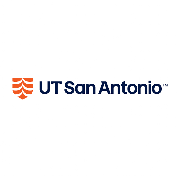 Horizontal layout for logo with shield and the words: UT San Antonio