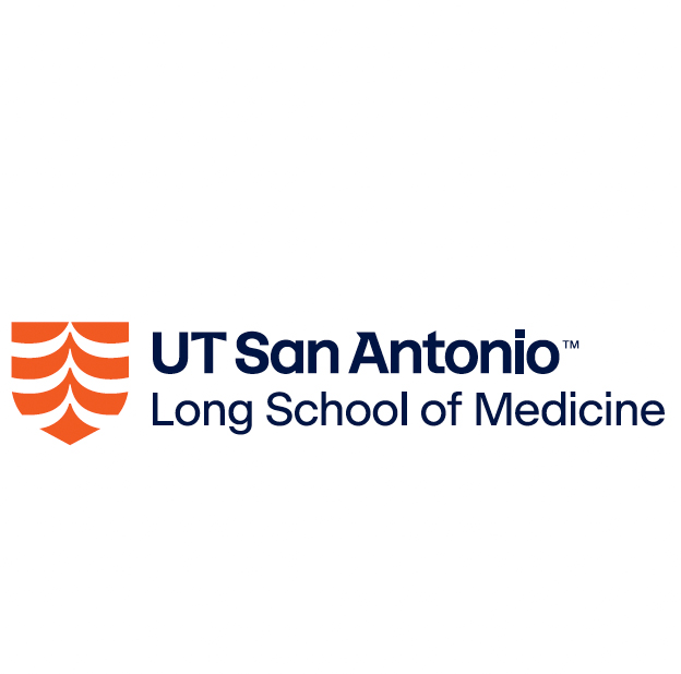 Shield logo and words UT San Antonio Long Scholl of Medicine