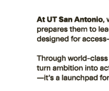 Example of Body copy (emphasis)