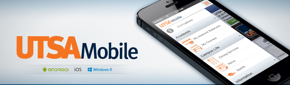 UTSA Mobile App Webpage Feature Img