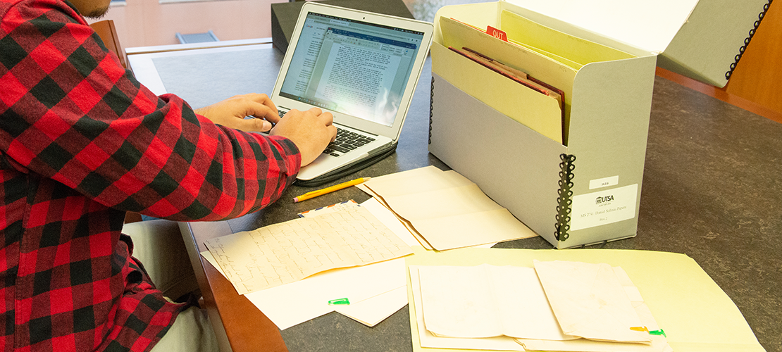 Paperwork on table