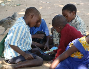 Children reading