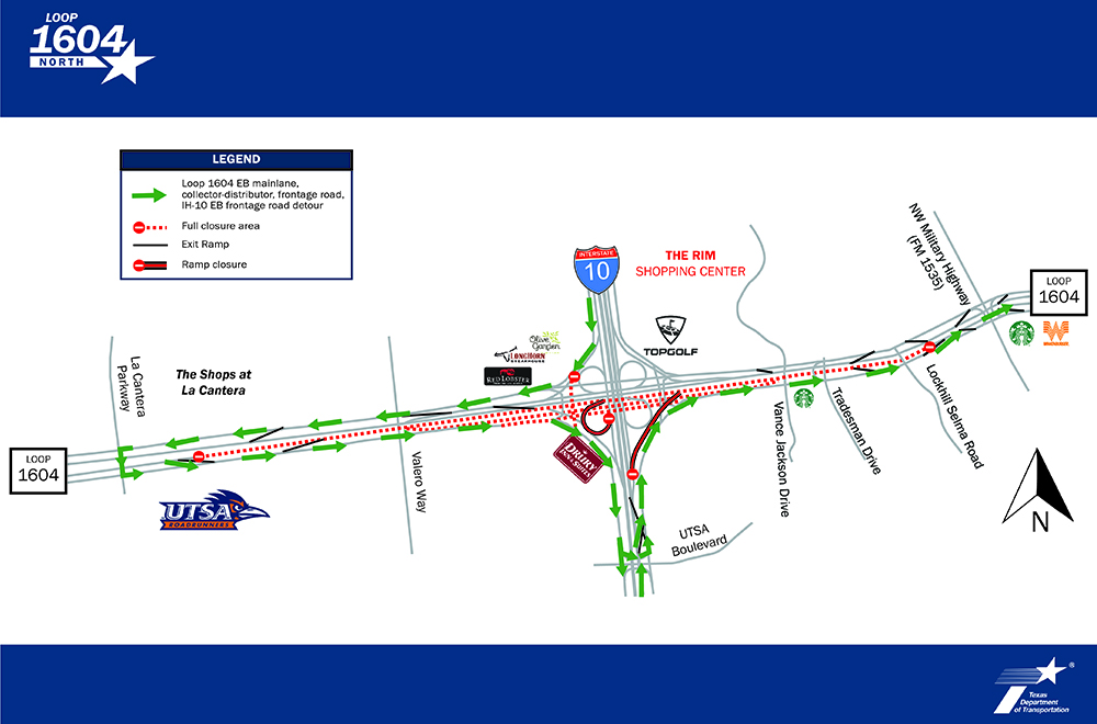 Construction affecting traffic near Main Campus