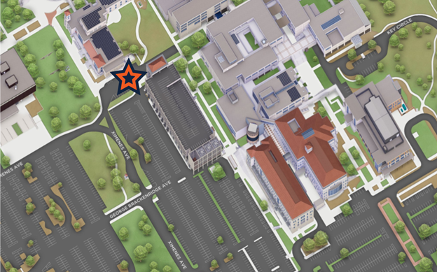 Picture of Main Campus shredding location