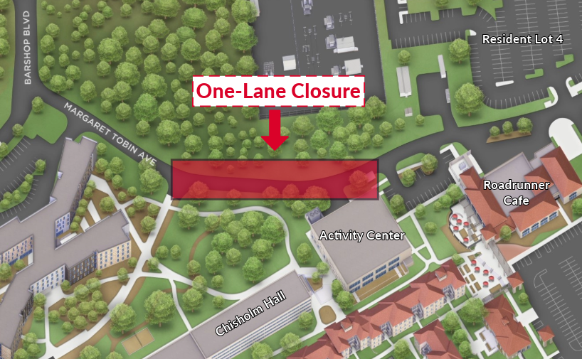 Tobin Ave One Lane Closure