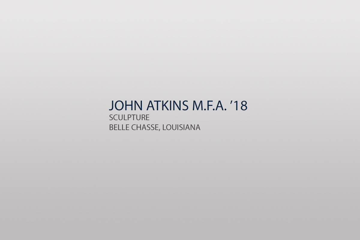 John Atkins M.F.A. ’18