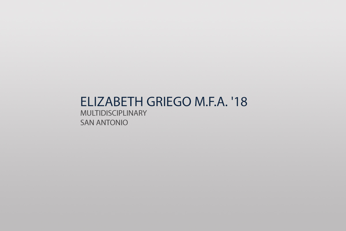Elizabeth Griego M.F.A. '18