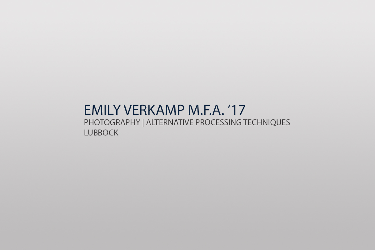 Emily Verkamp M.F.A. ’17