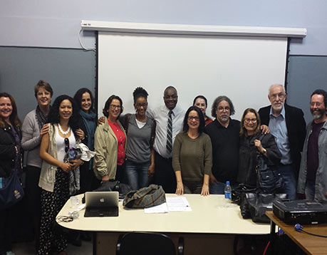 Dr. Bekisizwe Ndimande (fifth from left), associate professor in the Department of Interdisciplinary Learning and Teaching, was invited as a visiting professor at two different universities in Brazil this past summer.