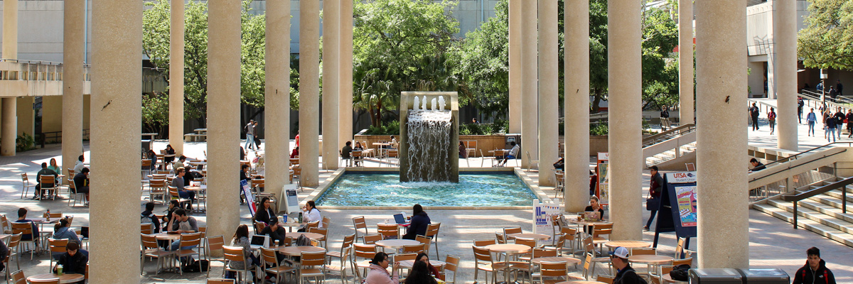 UTSA fountain