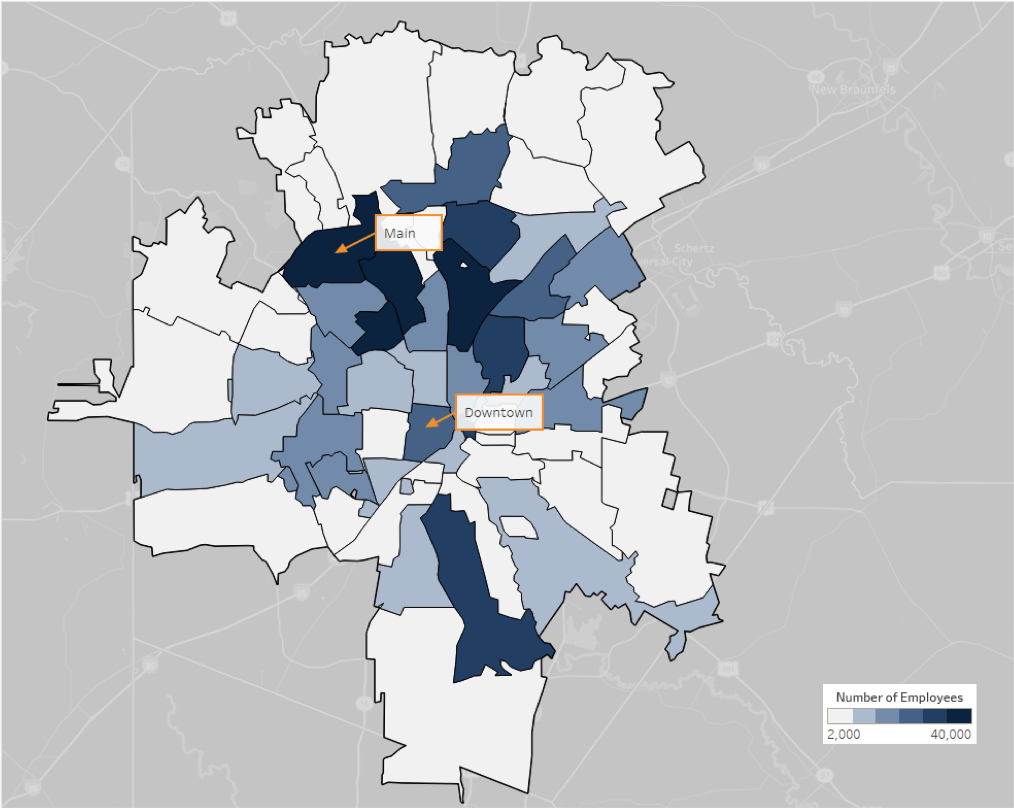Employees Heatmap