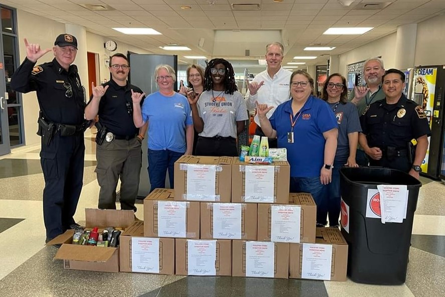 Public Safety food drive
