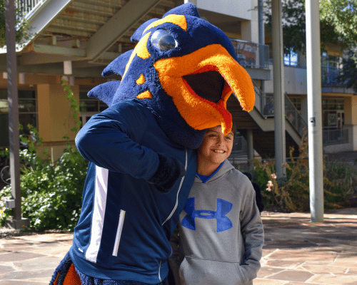 Rowdy with kid