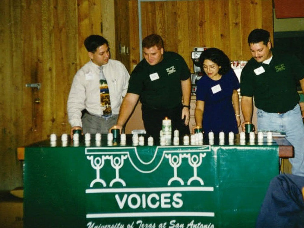 Early photo of VOICES members
