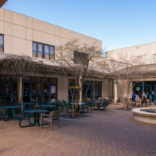 UTSA Student Union courtyard