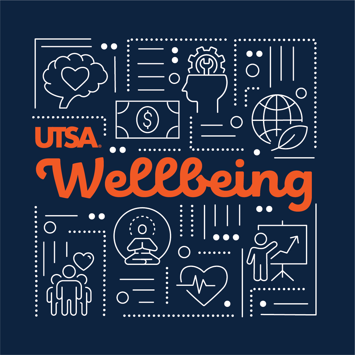 UTSA Wellbeing - eight dimensions