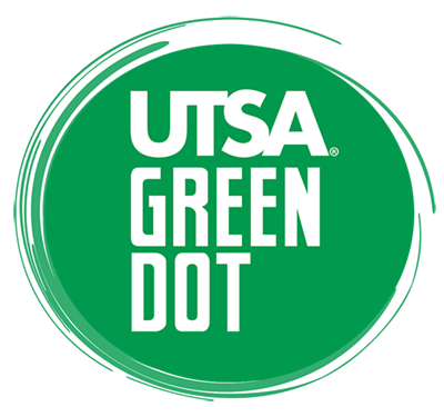 UTSA Green Dot logo