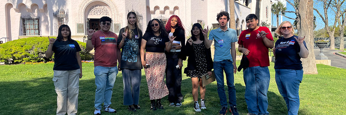 Students at the McNay