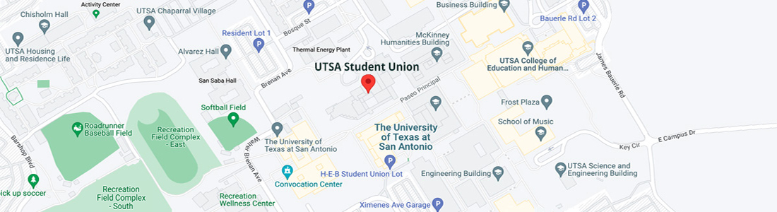Google Map screenshot of Student Union