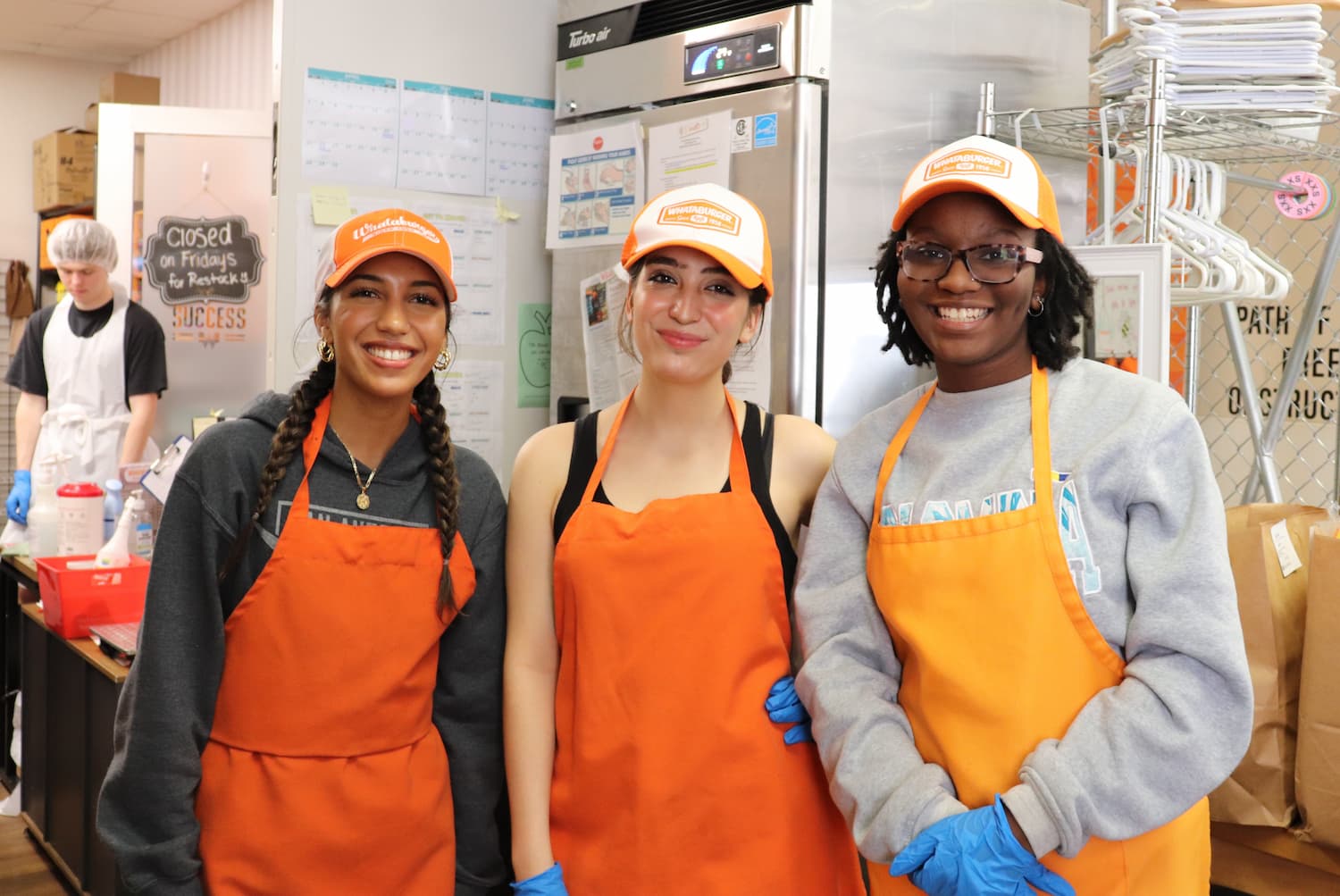 student volunteers