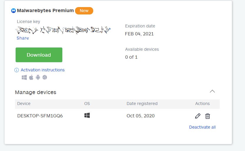 malwarebytes free use