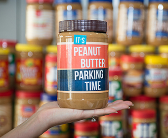 Pay your UTSA parking citation with a peanut butter donation