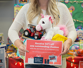 Pay your UTSA parking citation with a toy donation