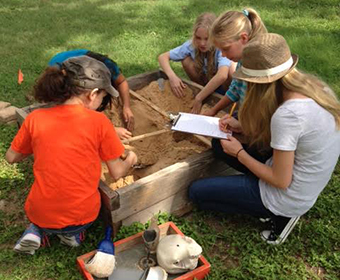 Campers dig for knowledge this week at UTSA