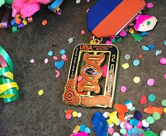 UTSA Department of Biology's first Fiesta medal supports mentoring program