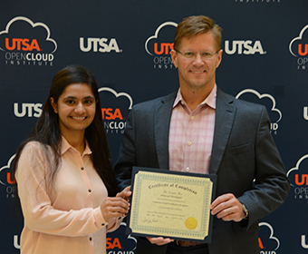 UTSA Open Cloud Institute celebrates the first cloud computing certificate graduates  